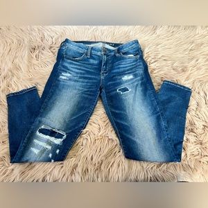 American eagle ripped skinny jeans
